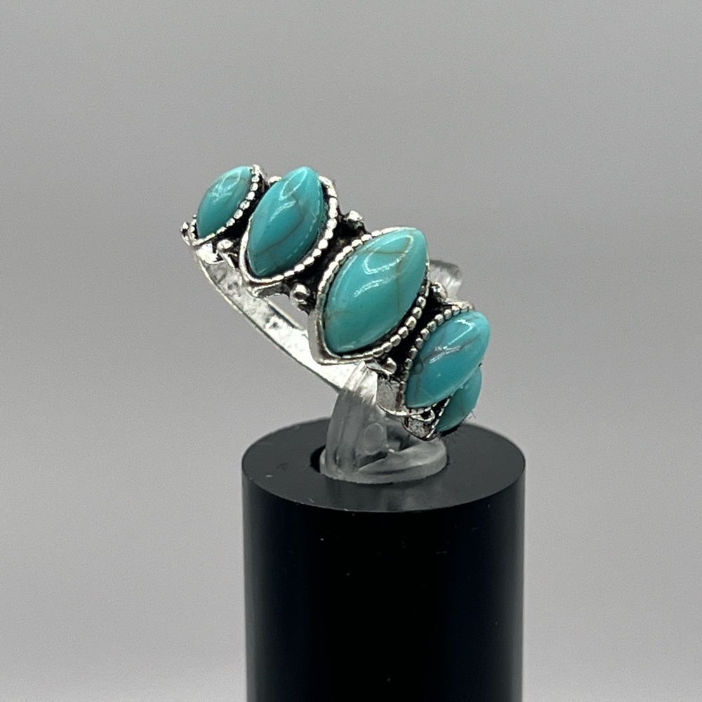 Brand New “Sleeping Beauty “Turquoise Silver Ring